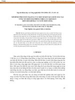 MÔ HÌNH TÍNH TOÁN NGẬP LỤT VÀ MỘT SỐ KẾT QUẢ BƯỚC ĐẦU TẠI VÙNG VEN BIỂN HẢI PHÒNG THEO CÁC KỊCH BẢN BIẾN ĐỔI KHÍ HẬU VÀ NƯỚC BIỂN DÂNG