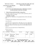 ĐỀ ÁN TUYỂN SINH TRÌNH ĐỘ ĐẠI HỌC, TRÌNH ĐỘ CAO ĐẲNG NGÀNH GIÁO DỤC MẦM NON NĂM 2020