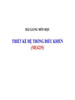 Thiết kế hệ thống điều khiển DHBK Ha Noi