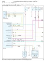 Sơ đồ mạch điện  xe bán tải  Chevrolet colorado 2WD l4 2 5l