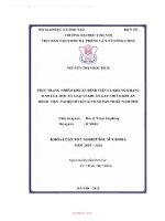 Thực trạng nhiễm khuẩn bệnh viện và kháng kháng sinh của một số loại vi khuẩn gây nhiễm khuẩn bệnh viện tại bệnh viện k cơ sở tân triều năm 2020