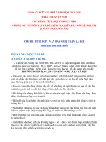 Giáo án ngữ văn 9 soạn chuẩn cv 5512, kì 2 có chủ đề tích hợp, nghe, nói, viết