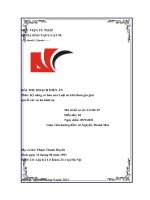 BÀI THU HOẠCH DIỄN án môn kỹ năng cơ bản của luật sư khi tham gia giải quyết các vụ án hình sự 