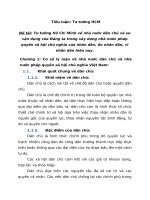 Tiểu luận Tư tưởng Hồ Chí Minh về nhà nước dân chủ và sự vận dụng của Đảng ta trong xây dựng Nhà nước pháp quyền xã hội chủ nghĩa của nhân dân, do nhân dân, vì nhân dân hiện nay