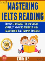 Làm Chủ IELTS READING Mastering ielts reading 8.0+