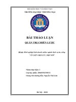 Khởi nghiệp kinh doanh online ngành dịch vụ ăn, uống ĂN LIỀN MỌI LÚC, MỌI NƠI