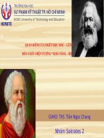Quan điểm triết học Bản chất hiện tượng  Khả năng hiện thực