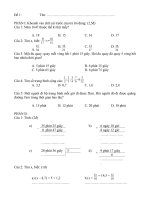 De thi Toan lop 5 cuoi Ki 2 NH20132014