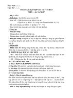 Giáo án môn toán 6 HK1 bộ sách kết nối tri thức với cuộc sống mẫu công văn 5512 mới nhất