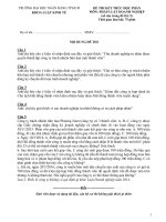 Đề thi kết thúc học phần môn Pháp luật doanh nghiệp năm 2019-2020 - Trường Đại học Ngân Hàng TP.HCM