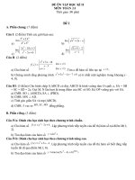 DE ON THI KI II TOAN 11 hay