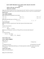 Bai khao sat lop 1a4