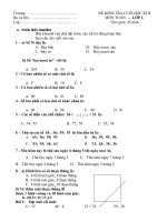 De thi cuoi HK2 mon Toan Lop 2