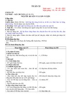 giao an lop 3 tuan 32NH 20132014