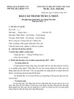 Bao cao thanh tich moi 2014