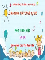 BÀI mở đầu tiếng việt 1 CÁNH DIỀU