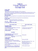GIAO AN 3 TUAN 33