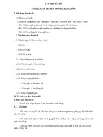 Giáo án ôn tập chuyên đề ứng dụng di truyền học 