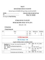 KHGD cá NHÂN NGỮ văn 6 CTST  (PHỤ lục III) 