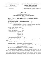 Bao cao tong ket nam hoc 2013 2014