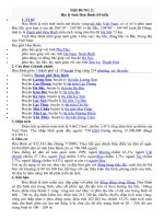 Tom tat Lich su Dia ly tinh Hoa Binh