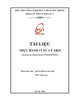 TÀI LIỆU THỰC HÀNH VI xử lý ARM (sử dụng cho custom board STM32F103C8T6) 