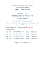 Quy luật giá trị và sự vận dụng của quy luật này trong nền kinh tế thị trường ở việt nam hiện nay 