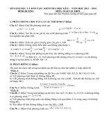 De thi ky 2 toan 10 Binh Duong 2013 2014