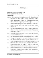 TỔ CHỨC BỘ MÁY KẾ TOÁN VÀ HỆ THỐNG KẾ TOÁN TẠI CÔNG TY TNHH THƯƠNG MẠI TỔNG HỢP VÀ DU LỊCH HẠNH PHÚC LUẬN