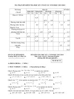 DE DAP AN TOAN HK I LOP 10 NAM 20132014