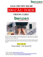 Ebook giải đề thi thử tháng 5 2021 