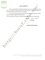 Đánh giá tình hình quản lý và sử dụng đất nuôi trồng thủy sản trên địa bàn huyện quảng ninh, tỉnh quảng bình 