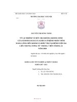 Tỷ lệ nhiễm và mức độ kháng kháng sinh của staphylococcus aureus ở bệnh nhân viêm lỗ chân lông đến khám và điều trị tại bệnh viện da liễu trung ương từ tháng 7 đến tháng 12 năm 2020