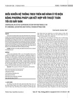 Điều khiển hệ thống treo trên mô hình ô tô điện bằng phương pháp LQR kết hợp với thuật toán tối ưu bầy đàn