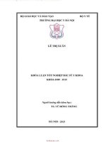 Nhận xét một số đặc điểm lâm sàng, cận lâm sàng ung thư đại tràng di căn gan tại BV k và BV ĐHY hà nội từ 2013 22015 