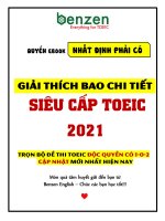 SIÊU cấp TOEIC 2021 đề 4 
