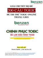 Ebook giải chi tiết 200 câu đề THI THỬ THÁNG 3 2021 
