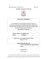 Tỷ lệ nhiễm và mức độ kháng kháng sinh của klebsiella pneumoniae ở bệnh nhân mắc hội chứng tiết dịch âm đạo đến khám và điều trị tại bệnh viện da liễu trung ương từ tháng 7 đến tháng 12 năm 202 