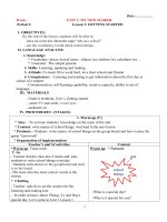 GIÁO án TIẾNG ANH 6 Global Success HKI 2021  2022