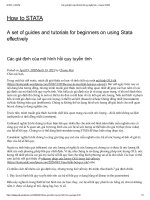 Các giả định của mô hình hồi quy tuyến tính