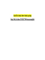 TỰ học 700 TOEIC (1) 