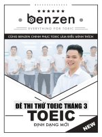 Đề thi thử toeic tháng 3 