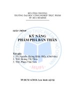 Giáo trình Kỹ năng khám phá bản thân - TS. Nguyễn Hoàng Khắc Hiếu