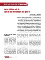 Hạ tầng chất lượng quốc gia trong bối cảnh cuộc cách mạng công nghiệp 4.0