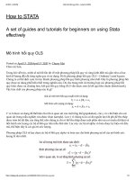 Mô hình hồi quy OLS