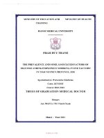 Dietary intake and physical activity of elementary school children in ha nam and dien bien provinces in 2020 