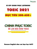 Kỹ năng listening PHẢI nắm VỮNG với mức điểm 500 650 TOEIC  