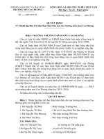 QUYET DINH THANH LAP QCDC O CO SO