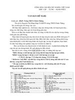 Thay doi chuong trinh vat ly 8