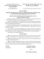 TRƯỜNG ĐH GIAO THÔNG VẬN TẢI TP HỒ CHÍ MINH Quy định đào tạo đại học, cao đẳng chính quy theo hệ thống tín chỉ